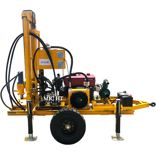 200M Deep Water Well Rotary Drilling Rig For Sale 200mm Water Driller